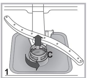 INDESIT DFG054 - Nettoyer les filtres - 1