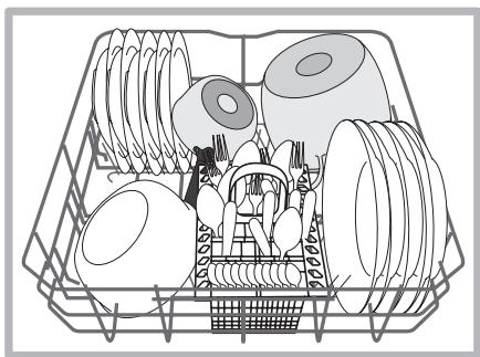 INDESIT DFG054 - Panier inférieur - 1