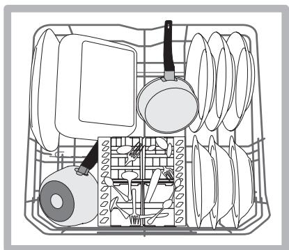 INDESIT DFG054 - Plateau range-couverts\* - 6