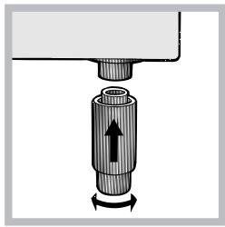 INDESIT FI53KCBWH - Positioning and levelling - 3