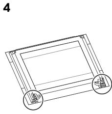 IKEA KULINARISK 70421059 - Removing the oven door and the glass panels - 4