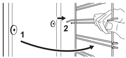 IKEA KULINARISK 70416821 - Rimozione dei supporti ripiano - 3
