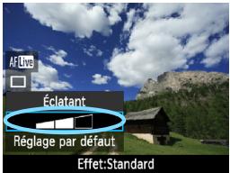 CANON EOS 90D - Sur l'écran de contrôle rapide, sélectionnez l'atmosphère de votre choix. - 1
