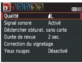 CANON EOS 90D - Opération des menus - 3
