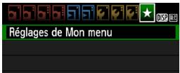 CANON EOS 90D - Enregistrement de mon menu - 1