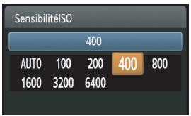 CANON EOS 90D - ISO : sensibilité ISO - 3