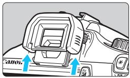 CANON EOS 90D - Utilisation du volet d'oculaire - 1