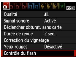 CANON EOS 90D - MENU modification des couleurs de l'écran des réglages de prise de vue - 4