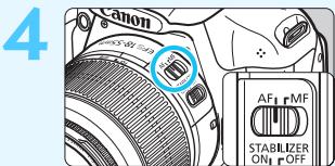 CANON EOS 90D - Montez l'objectif. - 1