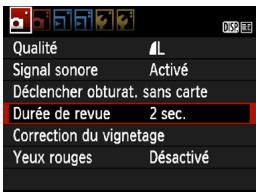 CANON EOS 90D - Sélectionnez l'élément désiré. - 1