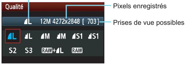 CANON EOS 90D - Qualité d'enregistrement des images - 1