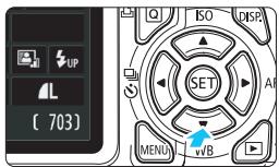 CANON EOS 90D - WB : accord de la source lumineuse - 1