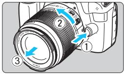 CANON EOS 90D - Retrait de l'objectif - 1