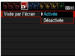 CANON EOS 90D - Activation de la prise de vue avec visée par l'écran - 1