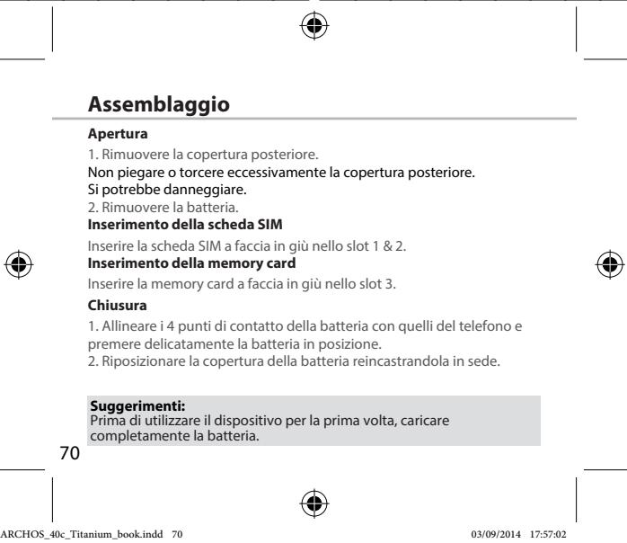 ARCHOS CORE 55 - Descrizione del dispositorio - 5