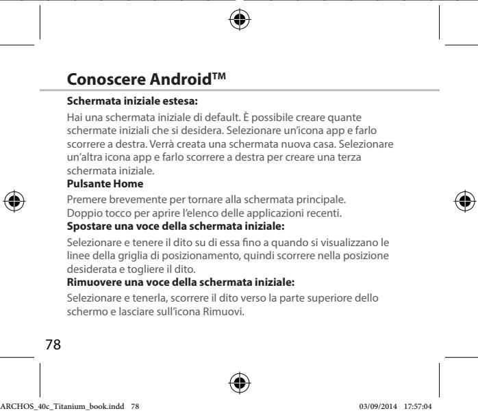 ARCHOS CORE 55 - Sincronizzazione di informazioni - 5