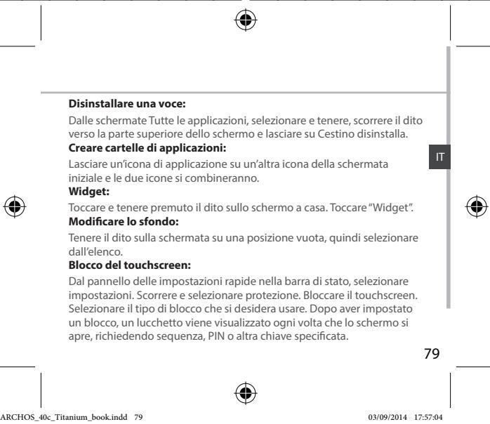 ARCHOS CORE 55 - Sincronizzazione di informazioni - 7