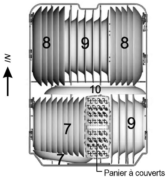 CANDY CDIN2L350PB47 - Panier du haut - 1