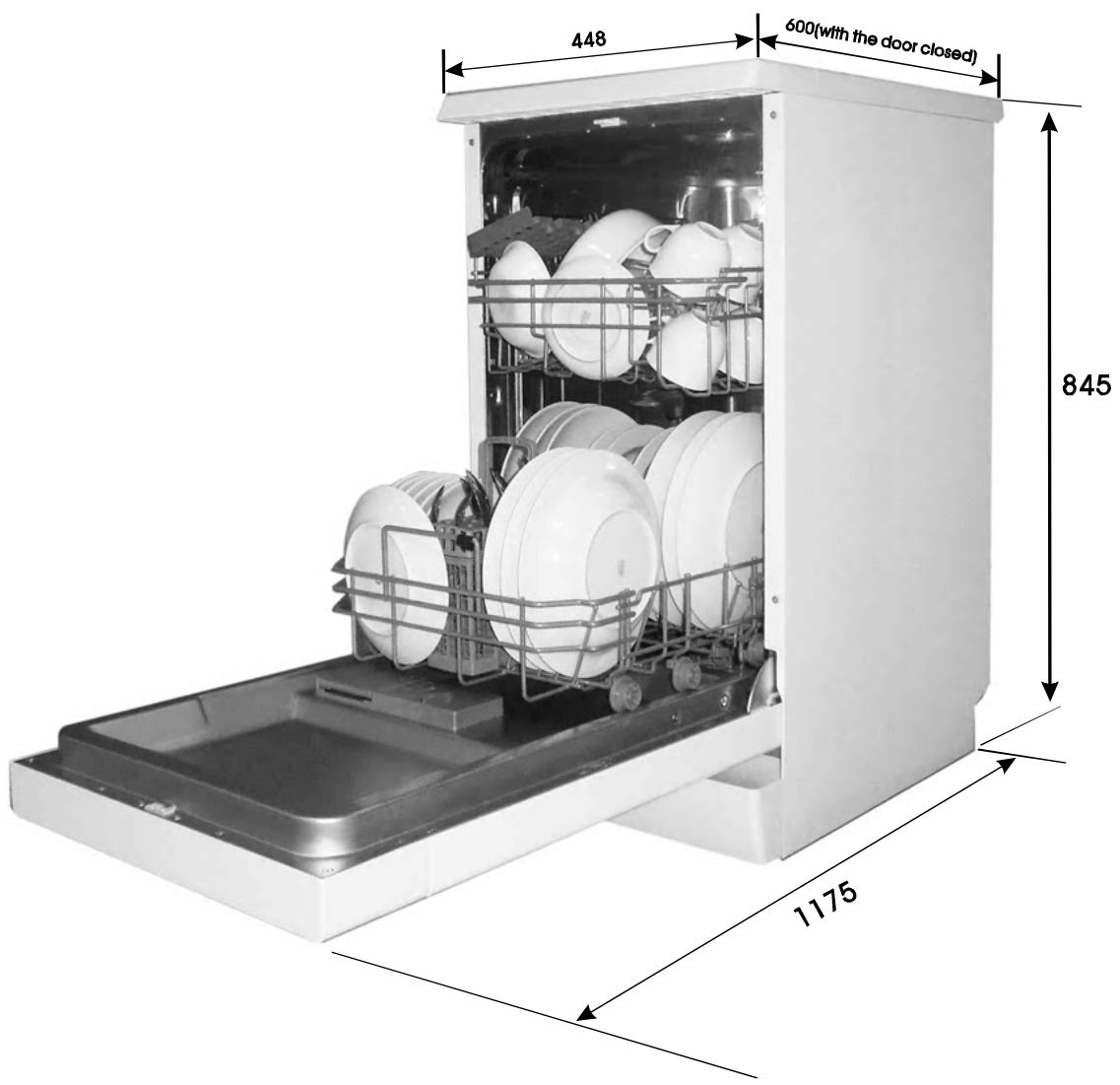 CANDY CDIN2L350PB47 - Spécifications techniques - 1
