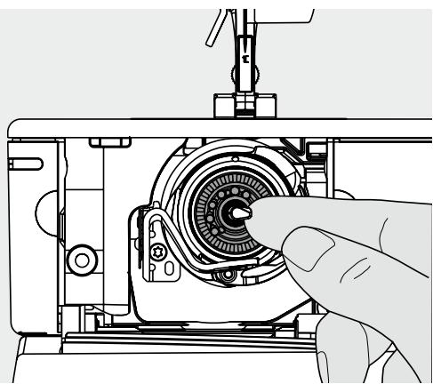 BERNINA 335 - Retirer/placer la canette - 1