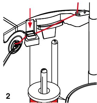 BERNINA 335 - En tant qu'unité de lubricification du fil (ill. 2) - 2