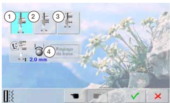 BERNINA 335 - Relever le pied - 3