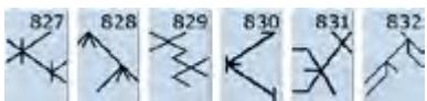 BERNINA 335 - Points à jour - avancement transversal - 2