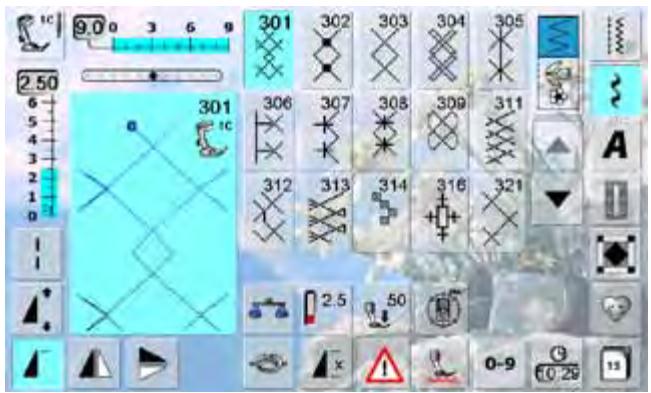 BERNINA 335 - Nature - avancement transversal - 4