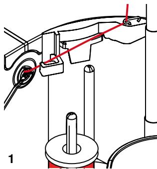 BERNINA 335 - En tant qu'unité de lubricification du fil (ill. 2) - 1