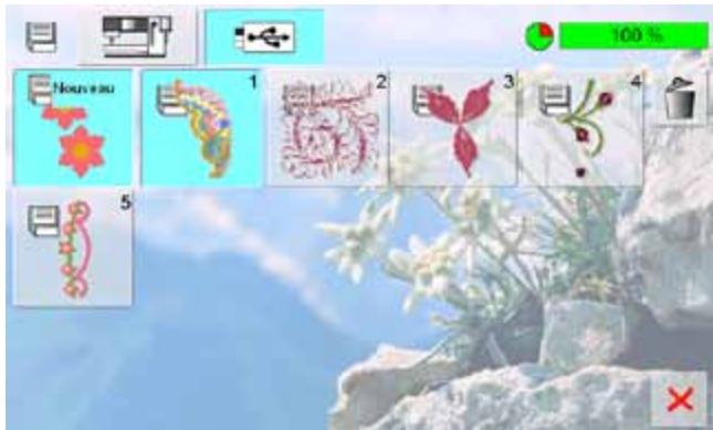 BERNINA 335 - Ecraser des motifs de broderie - 2