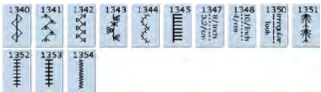 BERNINA 335 - Points filigranes - avancement transversal - 3