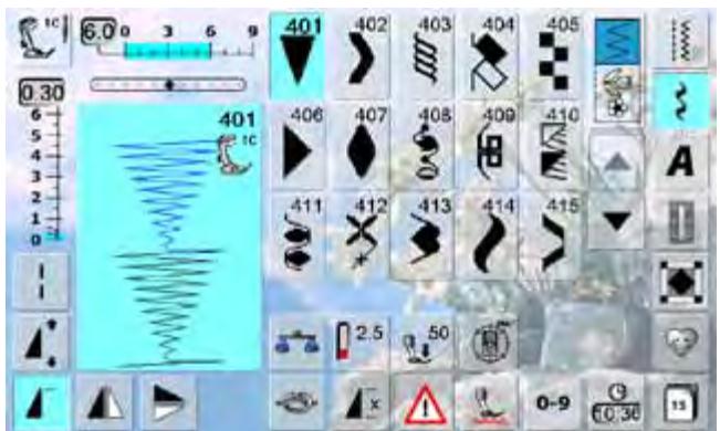 BERNINA 335 - Nature - avancement transversal - 6