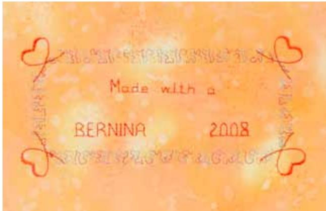 BERNINA 335 - Etiquettes quilt - 1