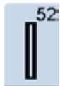 BERNINA 335 - Boutonnière au point droit - 1