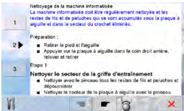 BERNINA 335 - Nettoyage de la machine informatisée de couture et de broderie - 2