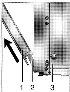 BEKO CSS42014FW - Retirer la porte du four. - 3