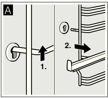 BOSCH HBA573BR0 - Décrocher les supports - 1