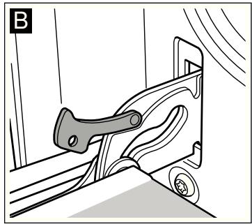 BOSCH HBA573BR0 - Décrocher et accrocher la porte du four - 2