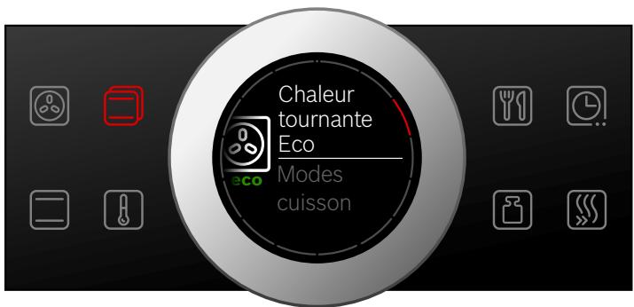 BOSCH CMG636BS1 - Réglage du mode de cuisson et de la température - 1