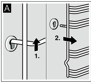 BOSCH HBA374BB0 - Décrocher les supports - 1