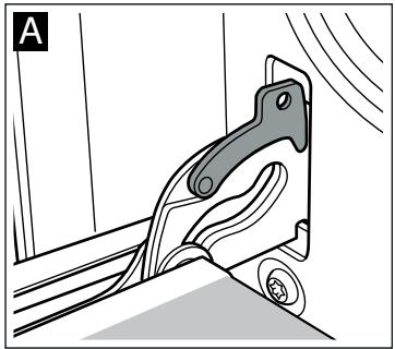BOSCH HBA374BB0 - Décrocher et accrocher la porte du four - 1
