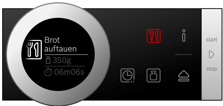 BOSCH COA565GB0 - Programm einstellen - 1