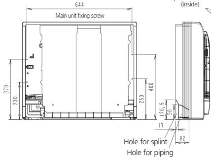 DAIKIN 3MXM68M - - 1 Dimensional Drawings - 12