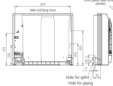 DAIKIN 3MXM68M - - 1 Dimensional Drawings - 1