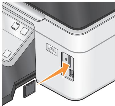 DELL V313W - Using a memory card or flash drive with the printer - 1