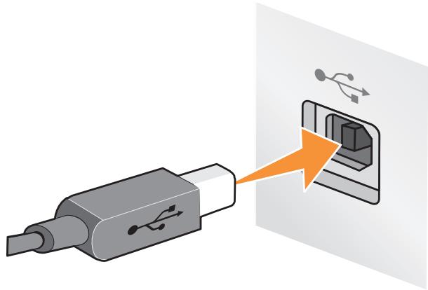 DELL V313W - How do I attach the installation cable? - 2