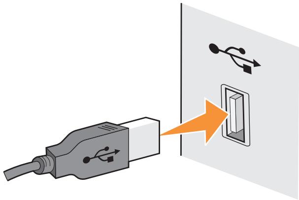 DELL V313W - How do I attach the installation cable? - 1