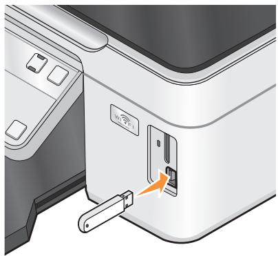DELL V313W - Using a memory card or flash drive with the printer - 2