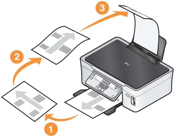 DELL V313W - Printing on both sides of the paper (duplexing) manually - 1
