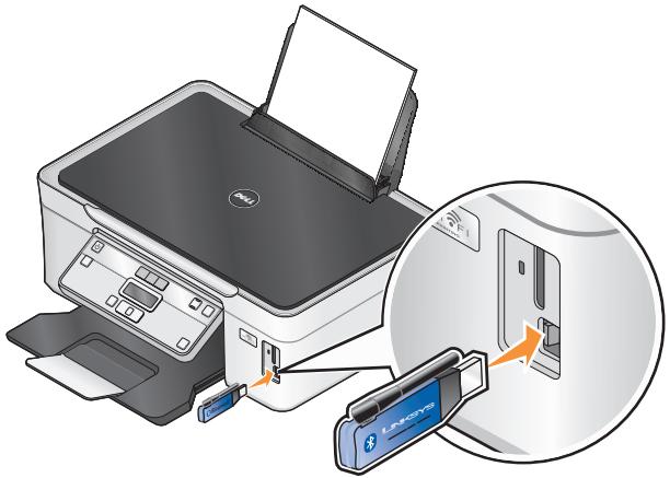 DELL V313W - Setting up a connection between your printer and a Bluetooth-enabled device - 1